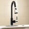 Gourmetier LS8727CTL Continental Single-Handle Pull-Down Kitchen Faucet, Blk/Chrm LS8727CTL - alternate 6